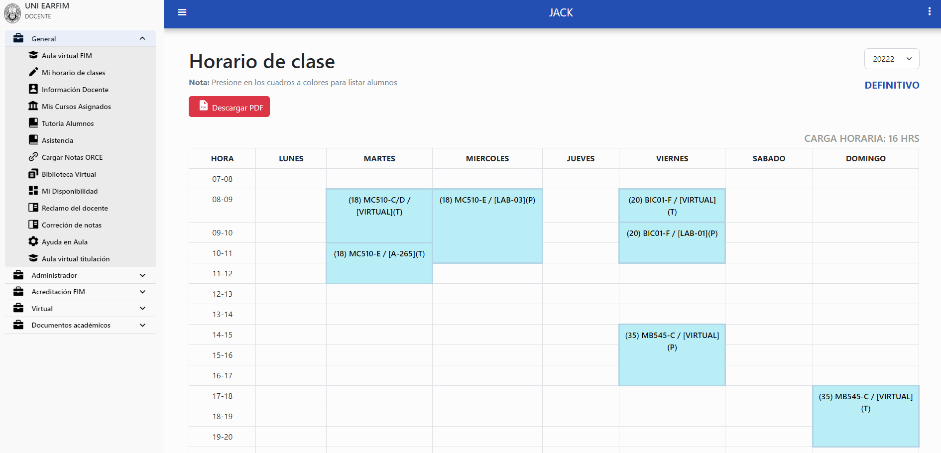 Sistema de Intranet pantalla 2