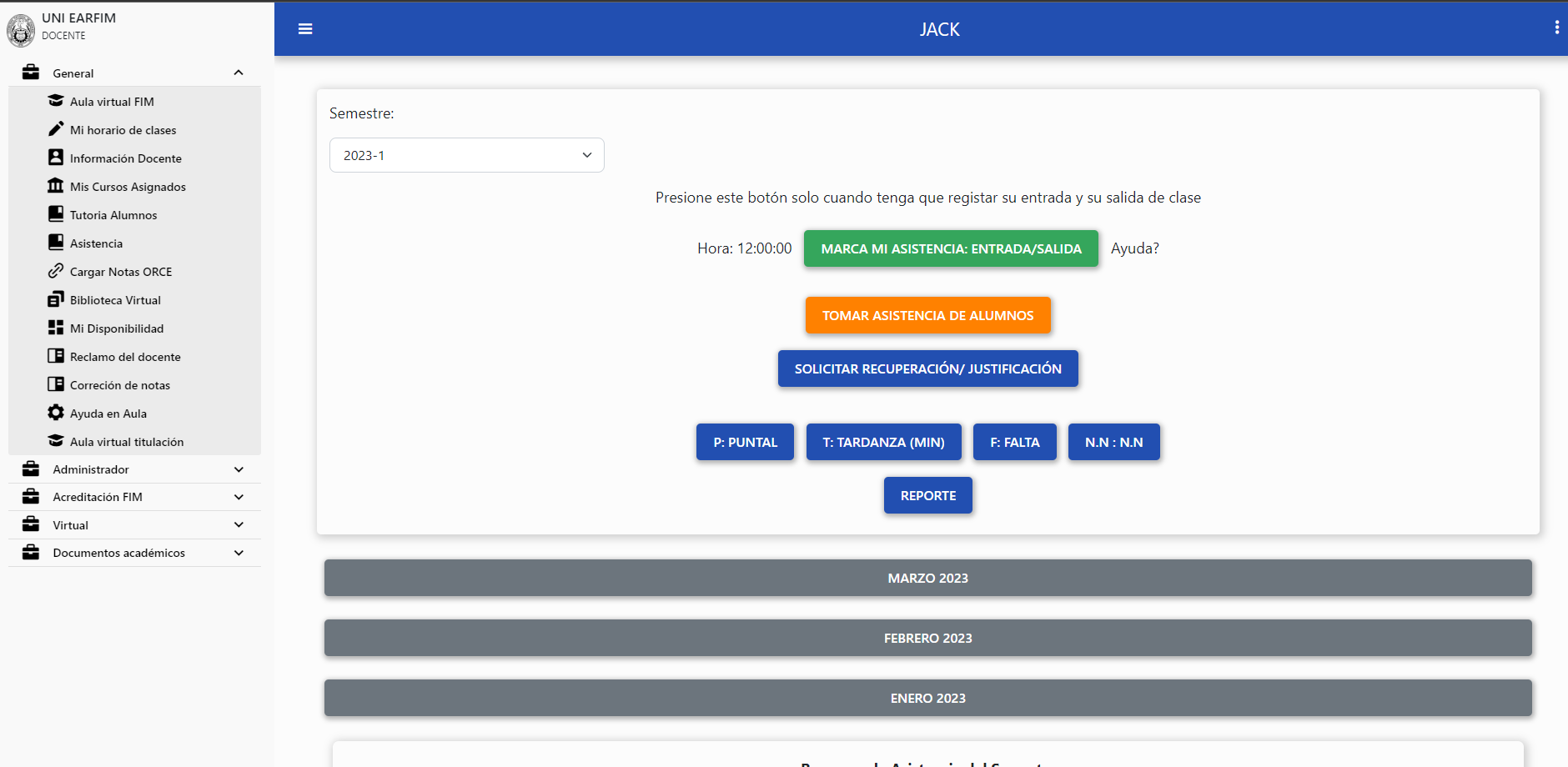 Sistema de Intranet pantalla 3